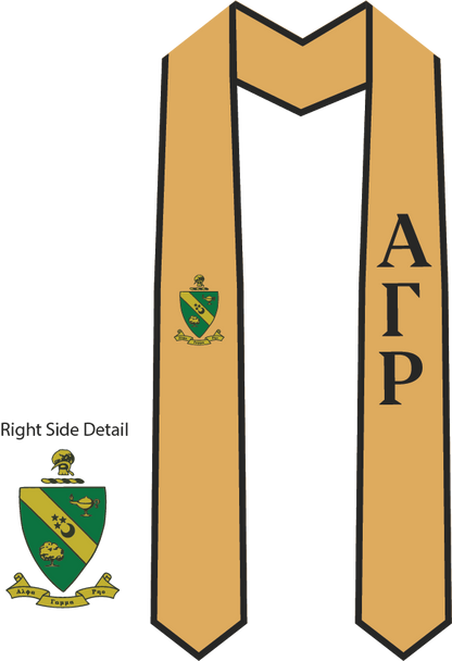 Alpha Gamma Rho Graduation Stoles