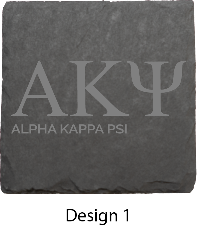 Alpha Kappa Psi Stone Coasters - 4-Pack