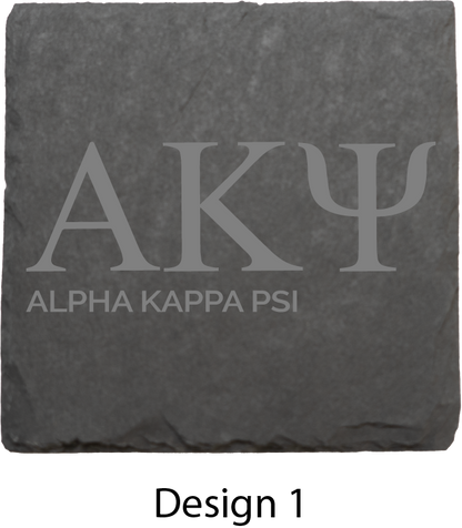 Alpha Kappa Psi Stone Coasters - 4-Pack