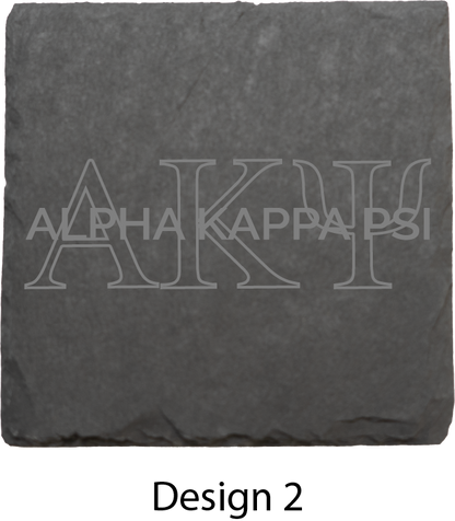 Alpha Kappa Psi Stone Coasters - 4-Pack