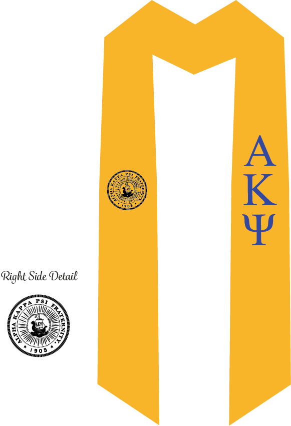Alpha Kappa Psi Graduation Stoles