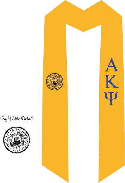 Alpha Kappa Psi Graduation Stoles