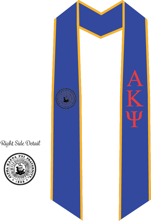 Alpha Kappa Psi Graduation Stoles