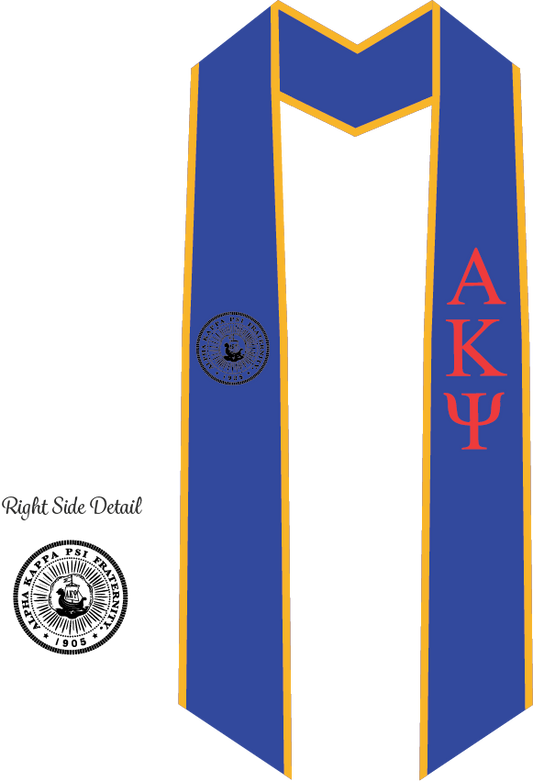 Alpha Kappa Psi Graduation Stoles