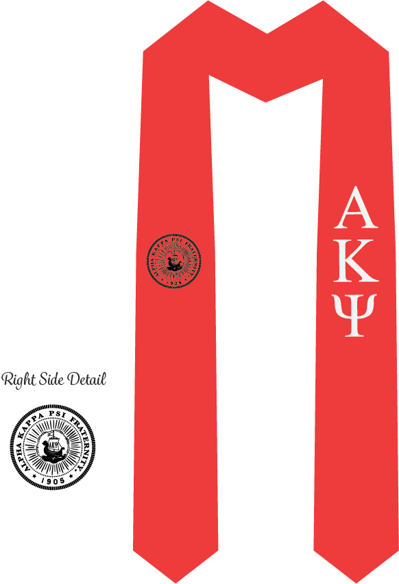 Alpha Kappa Psi Graduation Stoles