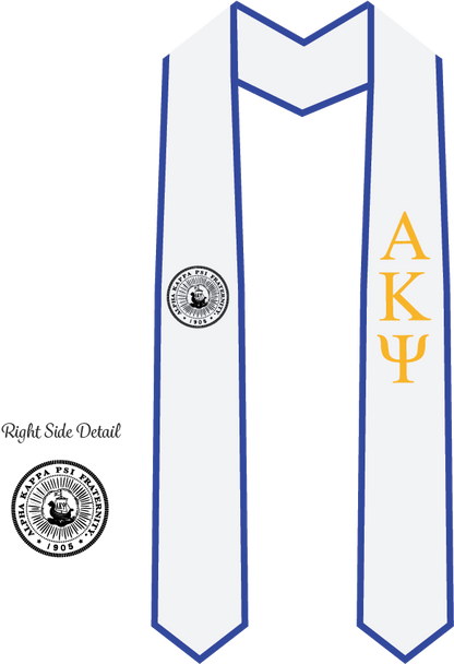 Alpha Kappa Psi Graduation Stoles