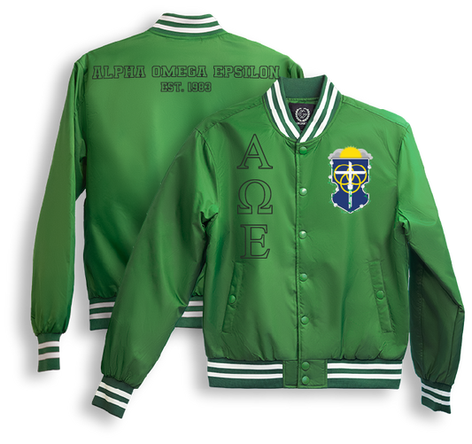 Alpha Omega Epsilon Bomber Jackets