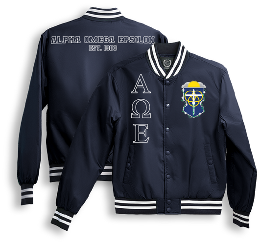Alpha Omega Epsilon Bomber Jackets
