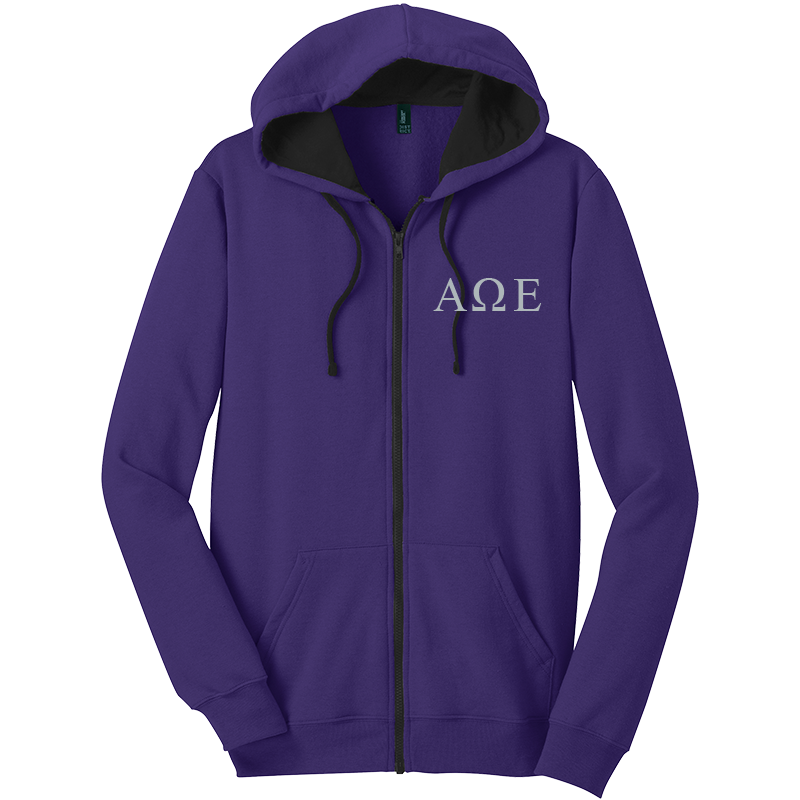 Alpha Omega Epsilon Zip-Up Hooded Sweatshirts