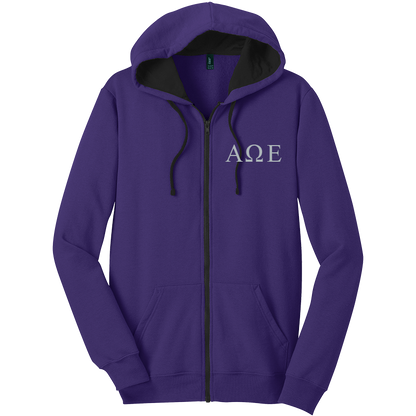 Alpha Omega Epsilon Zip-Up Hooded Sweatshirts