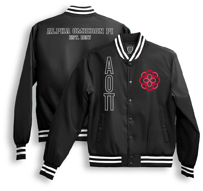 Alpha Omicron Pi Bomber Jackets