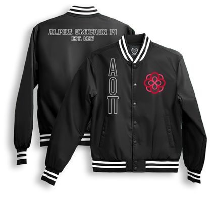 Alpha Omicron Pi Bomber Jackets