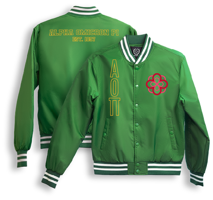 Alpha Omicron Pi Bomber Jackets