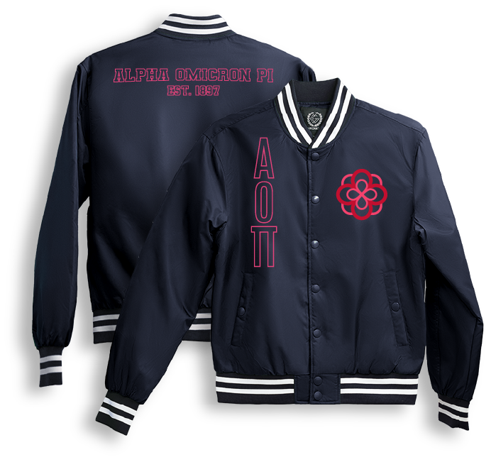 Alpha Omicron Pi Bomber Jackets