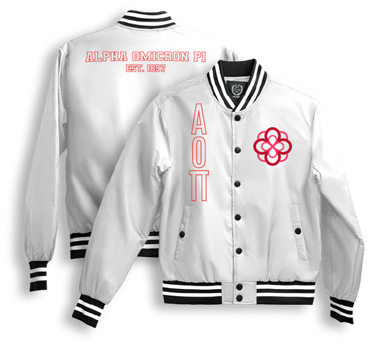 Alpha Omicron Pi Bomber Jackets