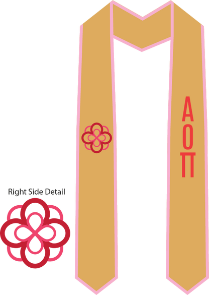 Alpha Omicron Pi Graduation Stoles
