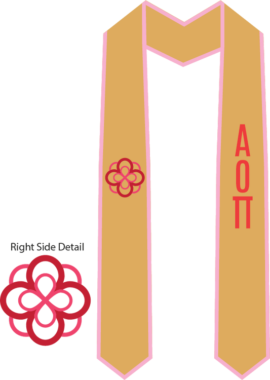 Alpha Omicron Pi Graduation Stoles