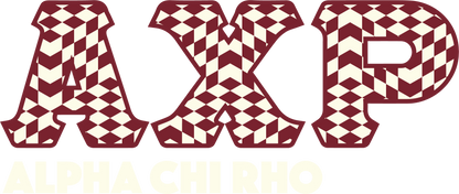 Alpha Chi Rho Applique Letters Crewneck Sweatshirt