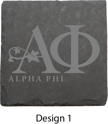 Alpha Phi Stone Coasters - 4-Pack