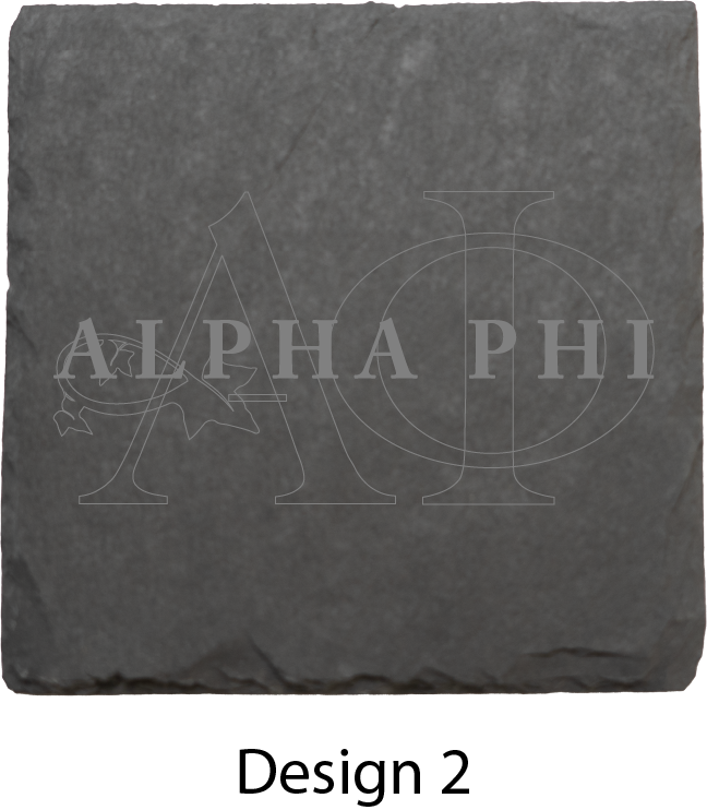 Alpha Phi Stone Coasters - 4-Pack