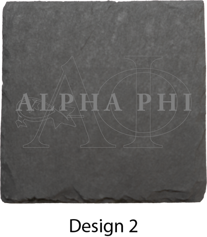 Alpha Phi Stone Coasters - 4-Pack