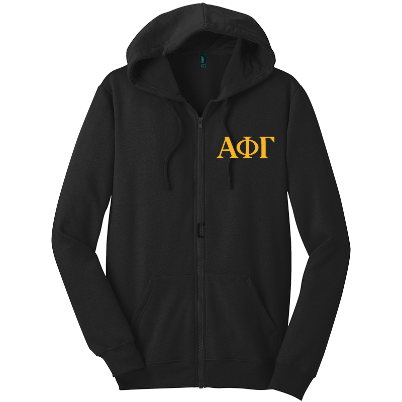 Alpha Phi Gamma Zip-Up Hooded Sweatshirts