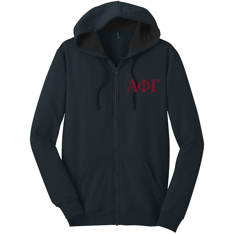 Alpha Phi Gamma Zip-Up Hooded Sweatshirts