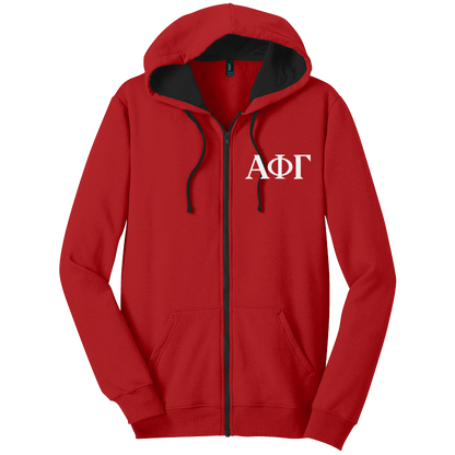 Alpha Phi Gamma Zip-Up Hooded Sweatshirts