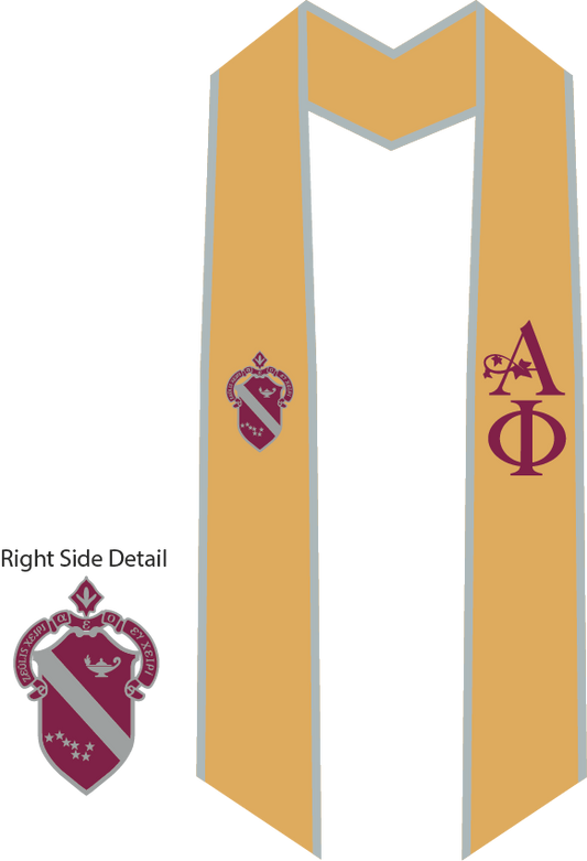 Alpha Phi Graduation Stoles