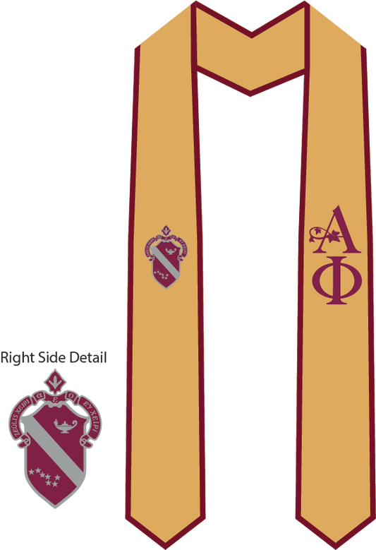 Alpha Phi Graduation Stoles