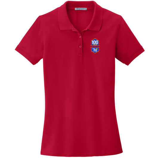 Alpha Phi Omega Centennial 100 Years Ladies' Embroidered Polo Shirt
