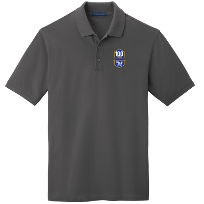 Alpha Phi Omega Centennial 100 Years Men's Embroidered Polo Shirt