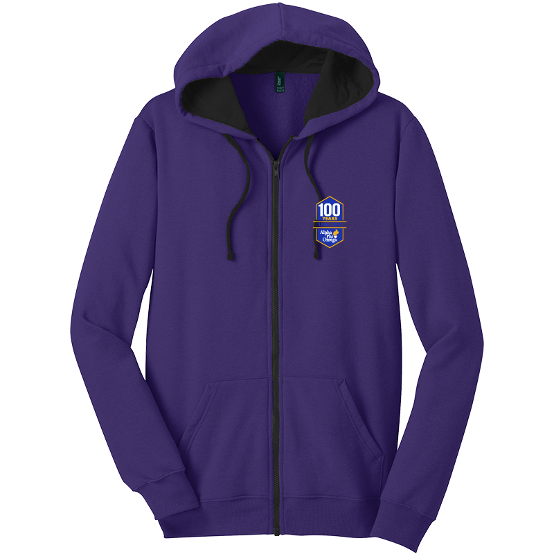 Alpha Phi Omega Centennial 100 Years Zip-Up Hooded Sweatshirts
