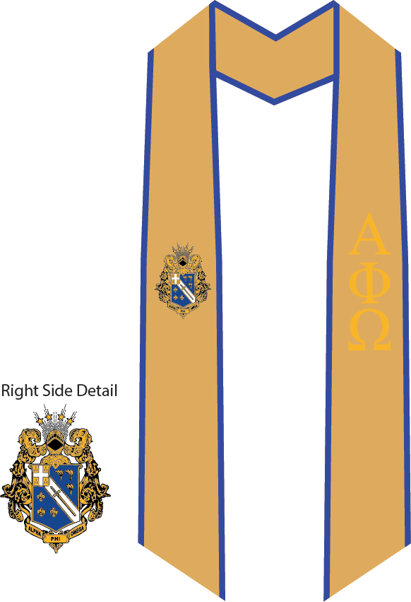 Alpha Phi Omega Graduation Stoles