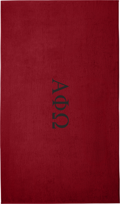 Alpha Phi Omega Lettered Beach Towels
