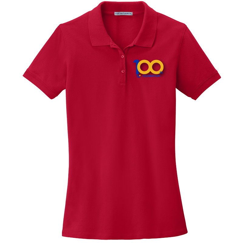 Alpha Phi Omega Centennial 100th Celebration Ladies' Embroidered Polo Shirt