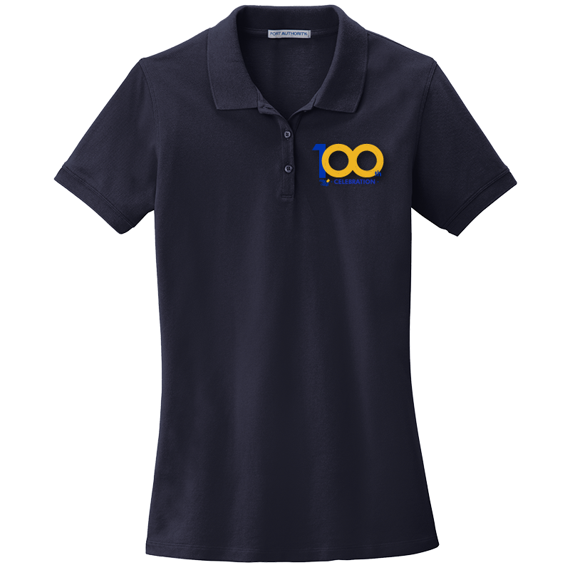 Alpha Phi Omega Centennial 100th Celebration Ladies' Embroidered Polo Shirt