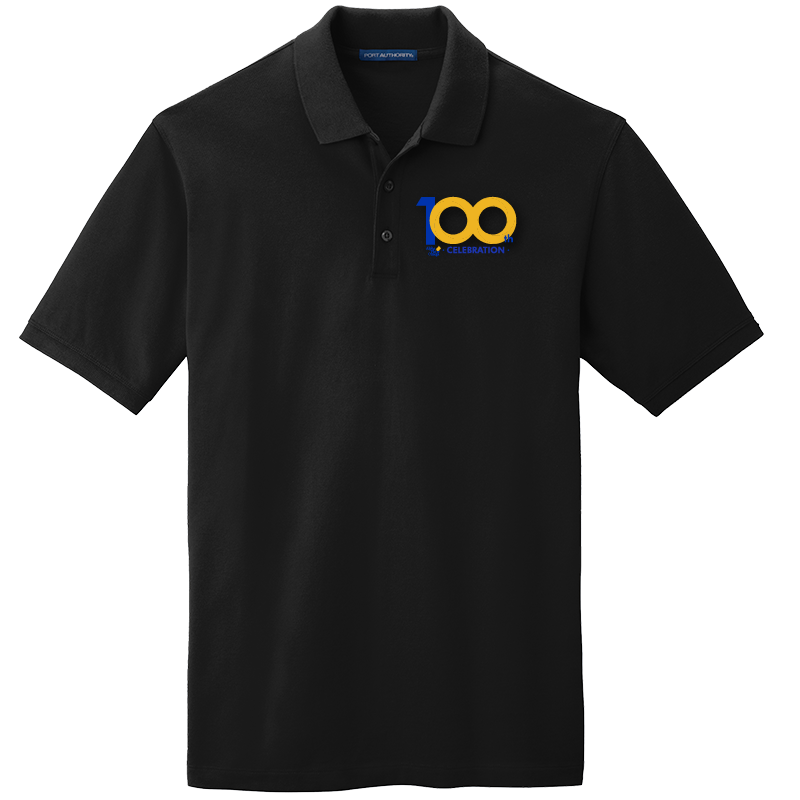 Alpha Phi Omega Centennial 100th Celebration Men's Embroidered Polo Shirt