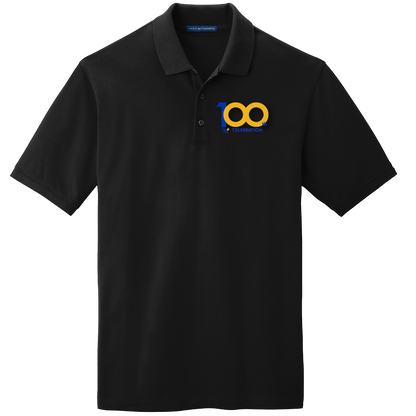 Alpha Phi Omega Centennial 100th Celebration Men's Embroidered Polo Shirt
