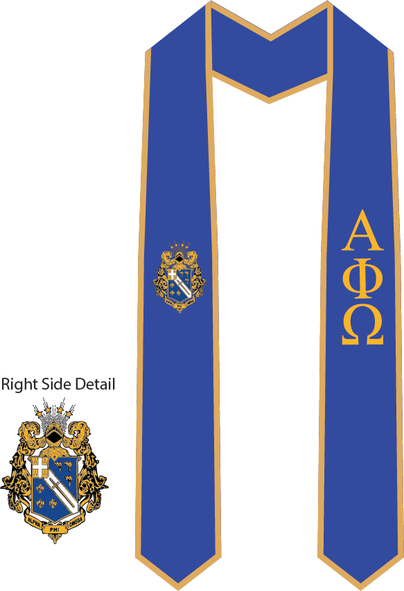 Alpha Phi Omega Graduation Stoles