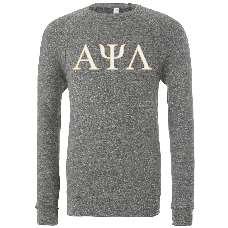 Alpha Psi Lambda Lettered Crewneck Sweatshirts