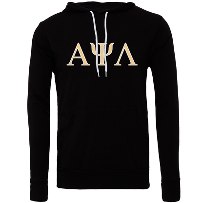 Alpha Psi Lambda Lettered Hooded Sweatshirts