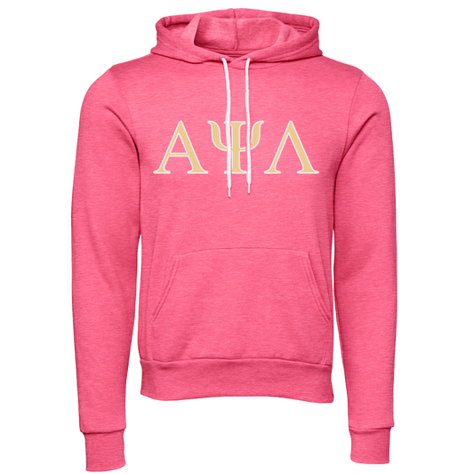 Alpha Psi Lambda Lettered Hooded Sweatshirts