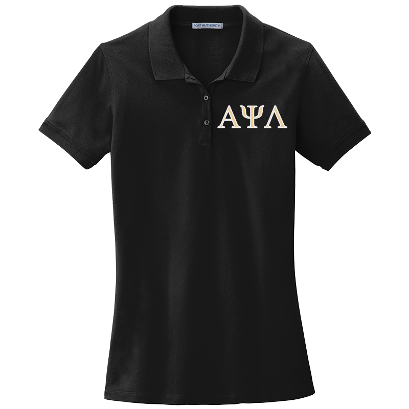 Alpha Psi Lambda Ladies' Embroidered Polo Shirt