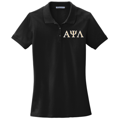 Alpha Psi Lambda Ladies' Embroidered Polo Shirt