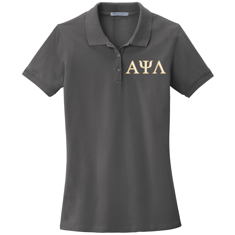 Alpha Psi Lambda Ladies' Embroidered Polo Shirt