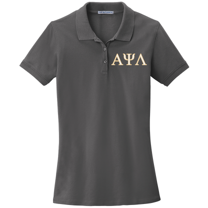Alpha Psi Lambda Ladies' Embroidered Polo Shirt