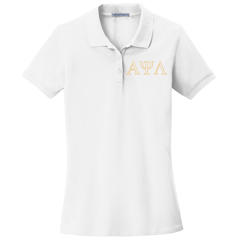 Alpha Psi Lambda Ladies' Embroidered Polo Shirt