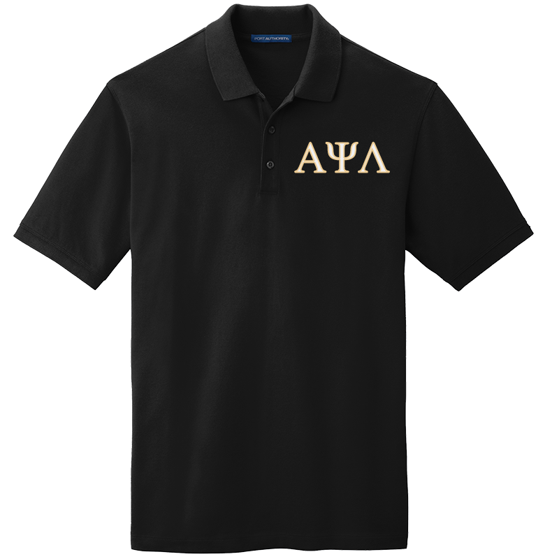 Alpha Psi Lambda Men's Embroidered Polo Shirt