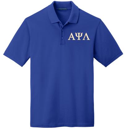 Alpha Psi Lambda Men's Embroidered Polo Shirt